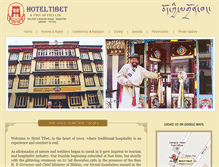 Tablet Screenshot of hoteltibetgangtok.com